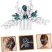 MAGICLULU Bridal Comb Bridal Hair Accessories Bride Hair Insert Comb Wedding Hair Comb Bride Rhinestone Hair Comb Bride Hair Comb Green Hair Accessories Hair Side Comb - Buy Online on GoSupps.com