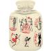Naanle Skull Skeleton Collection Hot Water Bottle - Hand & Foot Warmer for Pain Relief | 1L Transparent Heat Therapy - Buy Online on GoSupps.com