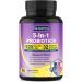 Probiotics for Women & Men Digestive Health，120 Billion CFUs, Prebiotics and Probiotics for Gut Health, D3, Zinc & Immune Support Herbs, Detox Cleanse & Weight Management, 45 Day - 3 Month Supply