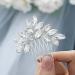 Foyte Wedding Hair Comb Crystal Bridal Headpieces Rhinestone Hair Pieces Bridesmaid Side Combs Hair Accessories for Women and Girls