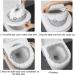 TimeCity 4PCS Warm Toilet Seat Covers Pads | Thicker Winter Bathroom Cushioned Comfort | Stretchable Elongated Washable Seat Pads - Cloud-color - Buy Online on GoSupps.com