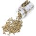 Kullke 1000pcs 5.0mm Silicon Lined Micro Rings for I Tip Stick Hair Extensions - Dark Blond Nano Beads - Aluminum Rings - 1000pcs - Buy Online on GoSupps.com
