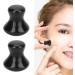 2pcs Black Gua Sha Facial Tools Mushroom Shape Face Lift Tool for Wrinkles Removal Practical Massager Roller Tool for Skin Firming Lightweight Lymphatic Drainage Massager for Home Salon - Buy Online on GoSupps.com
