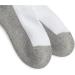Jefferies Socks Big Boys' Seamless-Toe Quarter Athletic Socks 6-Pack - White/Grey, Medium Size - Buy Online on GoSupps.com