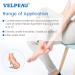 Velpeau Ankle Brace Stirrup Splint - Adjustable Rigid Support for Sprains, Tendonitis - Post-Op Cast Protection - Women and Men - Large Right Foot - Buy Online on GoSupps.com