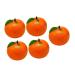 COOPHYA Kitchen Fruit 5pcs Orange Model Toddler Toy Home Accessories Artificial Fruits Fake Fruit Model Kids Toy Simulation Oranges Models Photo Props Child Plastic High Simulation