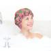 Unaone 3 Pack Reusable Waterproof Shower Cap for Women - Double Layer Washable Bath Cap for Long, Short, Curly Hair - Girls - Buy Online on GoSupps.com