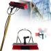 Water Fed Extendable Telescopic Window Cleaning Pole Window Cleaner Kit 3.6m/7.2m/9m Extended Cleaning Brush 35cm Brush Head 30FT/9M