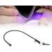 UV Lamp for Lash Extensions - 395-400nm Gooseneck LED Light with Clamp & Foot Pedal | Ideal for Nails - Buy Online on GoSupps.com