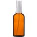 Handsunity 50ml Amber Glass Spray Bottle Set - 6 Pack with White Atomizer & 17 Accessories for Pharmacy Use - Buy Online on GoSupps.com