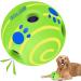 Divinggoe 5.5 "Dog ball dog toy big ball dog ball indestructible big dogs squeaky interactive dog ball with dental care function robust dog ball squeaky dog balls for big dogs green1 5.51 inch