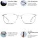 Nooz Reading Glasses - Rectangular Magnifying Glasses for Men & Women | Bao Collection Essential - International Shipping Available - Buy Online on GoSupps.com