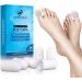ORTHOPEO Toes Gel Protector Caps - Silicone Sleeves Nail Guard Women Men I Set of 6 Covers to Cushion and Protect Ingrown Toenails Corn Blisters Sport Runners Walking