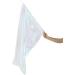 Danzcue Metallic Praise Flag with Rod  White  Large Iridescent White Large - Buy Online on GoSupps.com