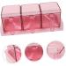 Zerodeko 1 Set Spice Jar Spices Condiment Jars Ceramic Space Kitchen Seasoning Jar Clamshell Container Square 24.3X9.4X9CM Pink - Buy Online on GoSupps.com