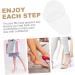 4 Pairs Forefoot Half Size Gel Insoles for Women - Metatarsal Cushion Pads Non-Slip High Heel Foot Pads - Transparent 8.5x6.7cm - Buy Online on GoSupps.com