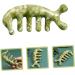 Fomiyes Jade Massage Comb - Acupuncture Handheld Massage Tool for Body Relaxation - 11.50x4.50cm Green Jade Design - Buy Online on GoSupps.com