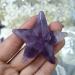Specimen 50mm Hot Natural Crystals and Stones handcarved Star Purple Quartz Reiki Crystal for Pendant Home DecorationStone Crystal Stone Mineral Specimen