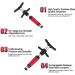 Chiropractic Adjustment Tool - 6 Levels Manual Spine Correction & Massage Device for Rehabilitation | Blue Spine Activator - Buy Online on GoSupps.com