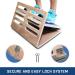 Professional Adjustable Wooden Incline Slant Board for Calf Stretches - Enhance Flexibility and Mobility, Relieve Pain - Anti-Slip Design - Ideal for Achilles, Plantar Fascia, and Tight Calves - Standing Desk Accessory - Buy Online on GoSupps.com