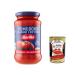 Italian Gourmet E.R. Barilla Tomato and Datterini Sauce 100% Italian Tomato Sauces 400g + Italian Polpa Gourmet 400g Set of 6