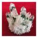 Natural Crystal Rough Crystal 380-420g Newly Discovered Green Quartz Crystal Cluster Quartz Crystals and Stones Gift for Home Decor