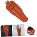 Minkissy 2pc Shear Set Leather Sheath Holder for Hairdressing & Garden Scissors - Durable Salon Pliers Storage Light Brown 23.2x8cm - Buy Online on GoSupps.com