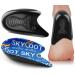 Skyfoot Heel Cups for Achilles Tendonitis Heel Bone Spurs Orthotic Inserts for Achilles Tendon Support Heel Cushions for Heel Pain Relief for Women and Men (Large)