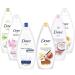 Dove Body Wash Variety Set - 6 Gentle Exfoliating & Pampering Scents, 25.3 oz Each - Buy Online on GoSupps.com