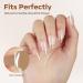 Modelones Short Almond Nail Tips - 216PCS Pre-shaped Full Cover Fake Nails & Gel Nail Extension Kit | 12 Sizes A1 - Perfect for Acrylic & Gel Manicure - Buy Online on GoSupps.com