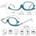 LianSan Designer 2 Pack Makeup Rotating Lens Magnifying Glasses - Ladies Cosmetic Reading Glasses +3.5 (Blue & Purple) - Shop Internationally! - Buy Online on GoSupps.com