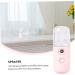 FOMIYES 1pc Portable Humidifier Mini Humidifier Home Facial Spa Steamer Mist Sprayer Usb Small Fan Miss 14.5X4CM Pink - Buy Online on GoSupps.com