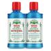 Euthymol Mouthwash Icy Mint 500ml X2 Avec Fluorure Sans Alcool Go t Intense R duit la Plaque Nettoie Dents & Gencives Haleine Fra che Soin Oral Quotidien