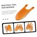 Nose Bridge Massage Board - Ox Horn Gua Sha Facial Tool | Spa & Cosmetic Scraping Board for Face | Natural Yellow Horn Massage Tools - Buy Online on GoSupps.com