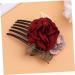 Didiseaon Teasing Combs for Women Hair Accessories for Women Hair Combs for Women Flower Hair Combs Wedding Headpiece for Bride Hair Clips Hair Stick Hair up Women's The Flowers - Buy Online on GoSupps.com