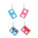 BESPORTBLE 2pairs Wooden Ear Dangler Medicine Shape Fashionable Nurse Earrings for Cosplay
