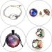 100 Pcs 25mm Clear Round Glass Dome Cabochons for Jewelry Making and DIY Crafts - Buy Online on GoSupps.com