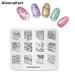 Nail Stamp Plate Set - 5pcs Picture Design Templates for Nail Art | Rock City Architecture Leopard & Hair Braiding Patterns - DIY Manicure Tools GT0011 - Buy Online on GoSupps.com