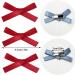 hgnxa Delicate Elegant Style Side Clip Hair Clip Sweet Girls y Style knot Balletcore Denim Blue - Buy Online on GoSupps.com