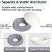 Ravitat Adjustable Elevated Cat Food Bowl - Anti-Slip & Anti-Noise Raised Dish for Indoor Cats - 17 Oz Milky White - Buy Online on GoSupps.com