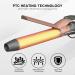 Thirtek 1-Inch Ceramic Curling Iron - Professional Hair Curler with 15 Adjustable Temps LCD Display Dual Voltage Heat Protective Glove & Clips | Salon Quality Copper Brown - Buy Online on GoSupps.com