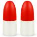 SILANON Crab Trap Floats Buoy, Crab Pot Buoy Shrimp Trap Float Kayak Stabilizer Fishing Marker Buoys 5x11 6x14 7x14 inch Red/White 2pcs-6x14 Inch