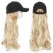 Buy Affordable Tess Extensions 16 Ombre Light Brown/Blond Synthetic Hair with Black Baseball Cap | 290g Women's Hair Extensions - Buy Online on GoSupps.com