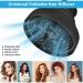 Buy Caredgo Silicone Hair Dryer Diffuser Portable Black Attachment for Curly Hair Foldable & Compact - Buy Online on GoSupps.com