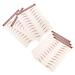 6 Feuilles Autocollants Sourcils Adh sifs 3D Effet Poil Poil Imperm ables Marron pour Maquillage Visage Quotidien Application Facile