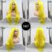 Light Yellow Long Natural Straight Synthetic Wig - Heat-Resistant Lace Front for Cosplay & Daily Wear (61cm) - Buy Online on GoSupps.com