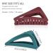 12 Pack Medium Hair Claw Clips for Women - Matte Color French Claw Clips - Non-slip Strong Hold Hair Clamps - 3.3 Triangle Jaw Clips - Ideal for Thin and Thick Hair - Buy Online on GoSupps.com