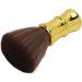 Barber Neck Duster Brush Soft Hair Electroplating Process Barber Brush Neck Duster for Hair Salon Golden - Buy Online on GoSupps.com