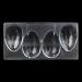 Household Bakeware Food Grade 4/24Holes Resin Easter Chocolate Making Tools Non-Stick Silicone Easter Chocolate Molds 4 Even