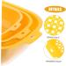 Zerodeko 1 Set Fruit Drain Basket Plastic Storage Baskets Kitchen Drain Basket Vegetables Draining Basket 32X27CM Orange - Buy Online on GoSupps.com